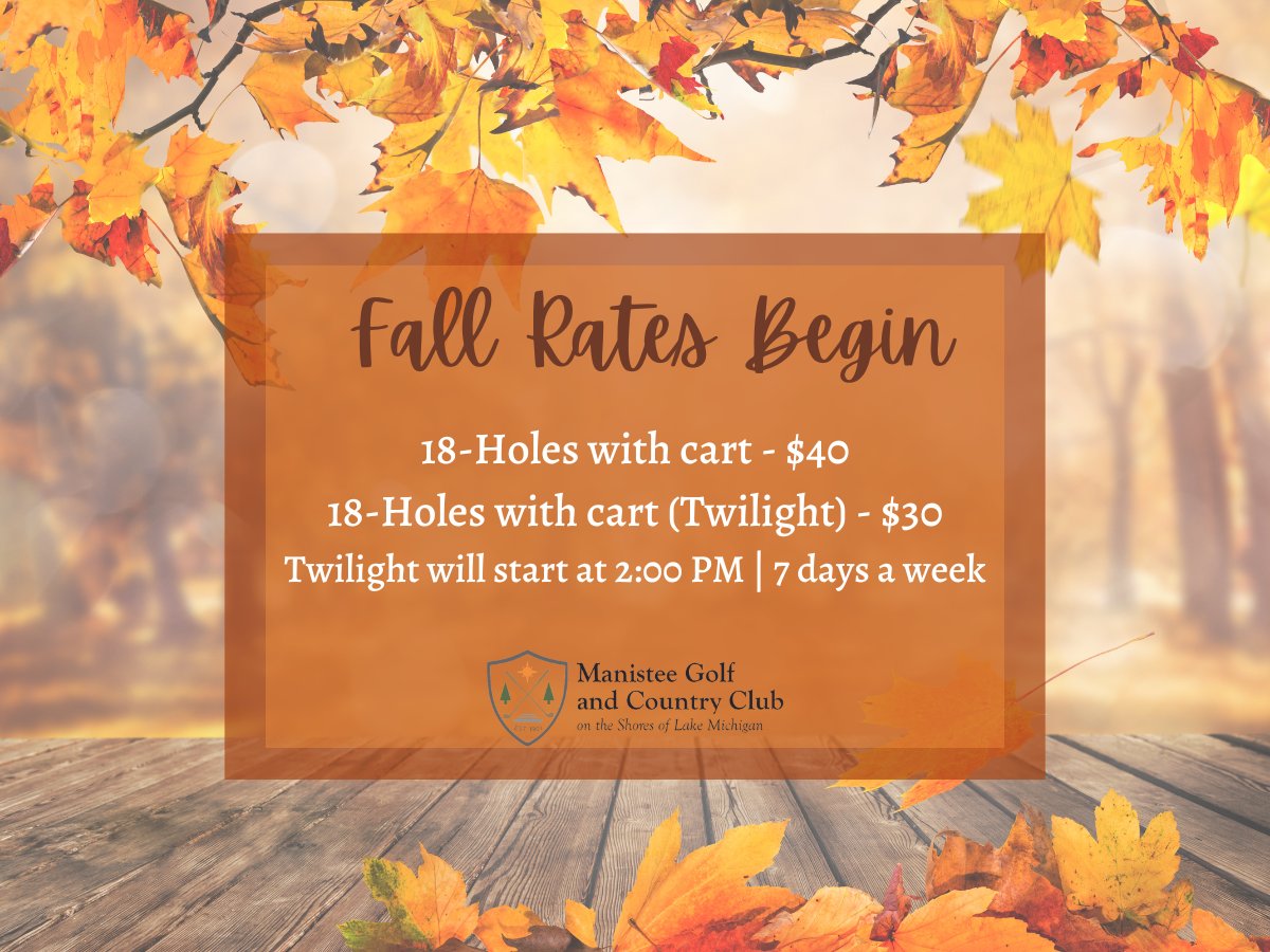 Manistee Golf & Country Club tweet media