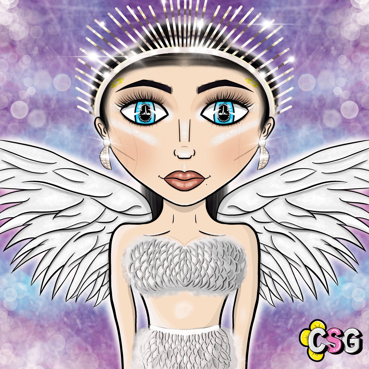 Daisyartss's tweet photo. Happy hump day 🐪 morning people

New drop #151 😇 Angelic CSG just dropped 🪽 in love with her makeup, background and details ! #Classysassygirls
————
🌼2.6 ETH TV
🌼 .035 ETH highest Resale 
🌼Check my pin for more info

Grab her🔗 https://t.co/DBIg9iPI5L https://t.co/rIfNeqCvAe