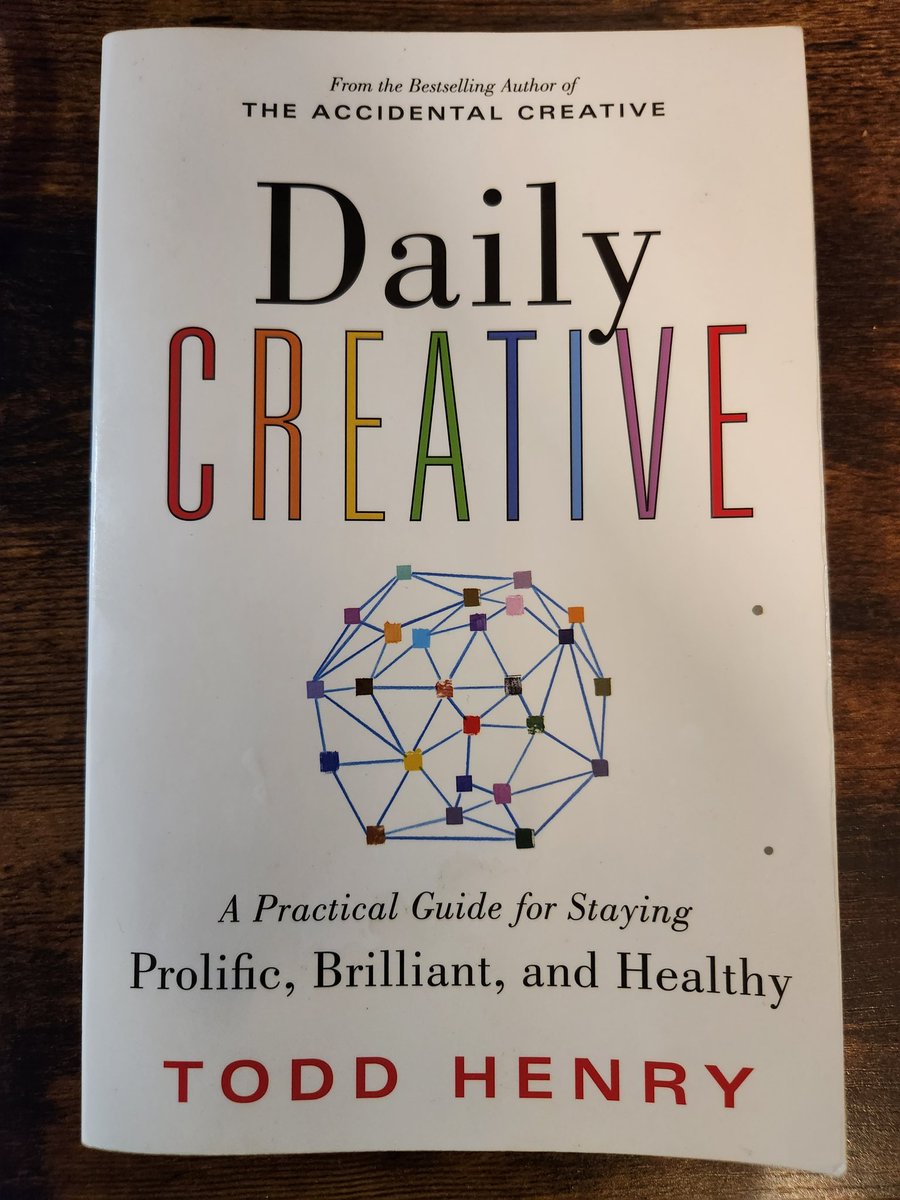 A dose of inspiration from <a href="/toddhenry/">Todd Henry</a> has become part of my morning routine for the past year. Time to read it again!