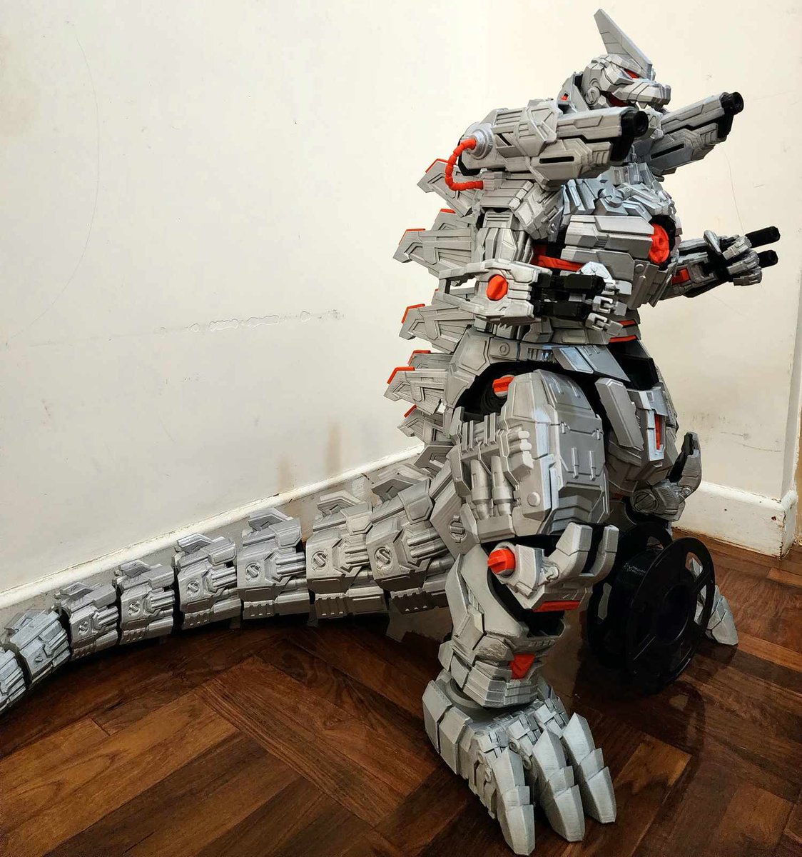 Creality3dP's tweet photo. Look at this massive dragon by @YvanCoronado
Guess how happy every kid will feel if every dad prints one for him/her😜😜

Printed by K1 Max：
print time: Over 200hrs

#3dprinting #creality #k1max #fdmprinting https://t.co/So3m83P1Cm