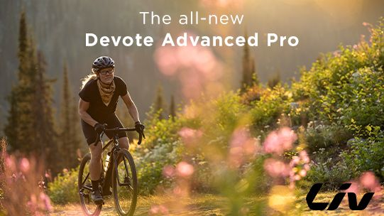 It's here! 🙌 Introducing the ALL-NEW Liv Cycling Devote Advanced Pro gravel bike - born and bred for gravel fame! With its lightweight construction and performance design, this speed machine is ready to conquer county lines &amp; climb above the tree lines. pbxx.it/xFlpJZ