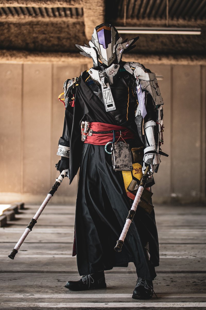 haguruma8707's tweet photo. SAMURAI  REBOOT（@SAMURAI_REBOOT）

①△SAMURAI  YELLOW△
②▼LAST  PURPLE▼

#Parallelsummit
#cybermask 
#cyberpunk
#アーマー装備 https://t.co/fpaZLZegyn