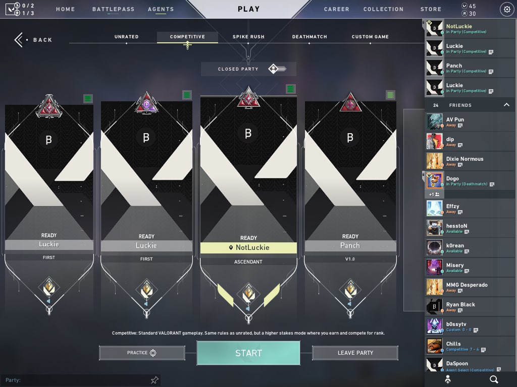 NotLuckieVAL's tweet image. Don’t forget who did it first x4 
#Valorant