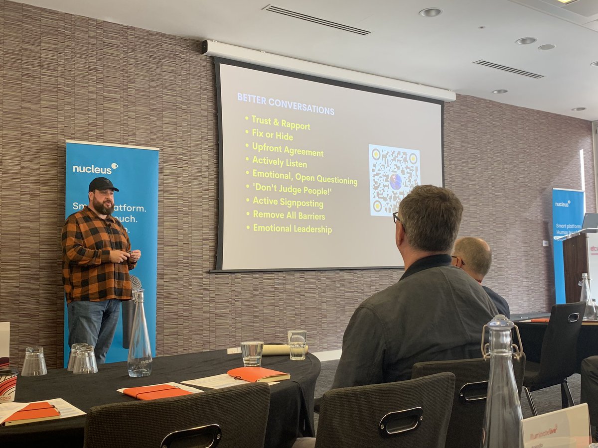 “Comfort zones aren’t necessarily comfortable. Your comfort zone is the limit of what you can tolerate.” 🤔Lots of insightful snippets from Nick Elston at <a href="/nucleuswrap/">Nucleus Financial</a> ‘s London #illuminatelive today.