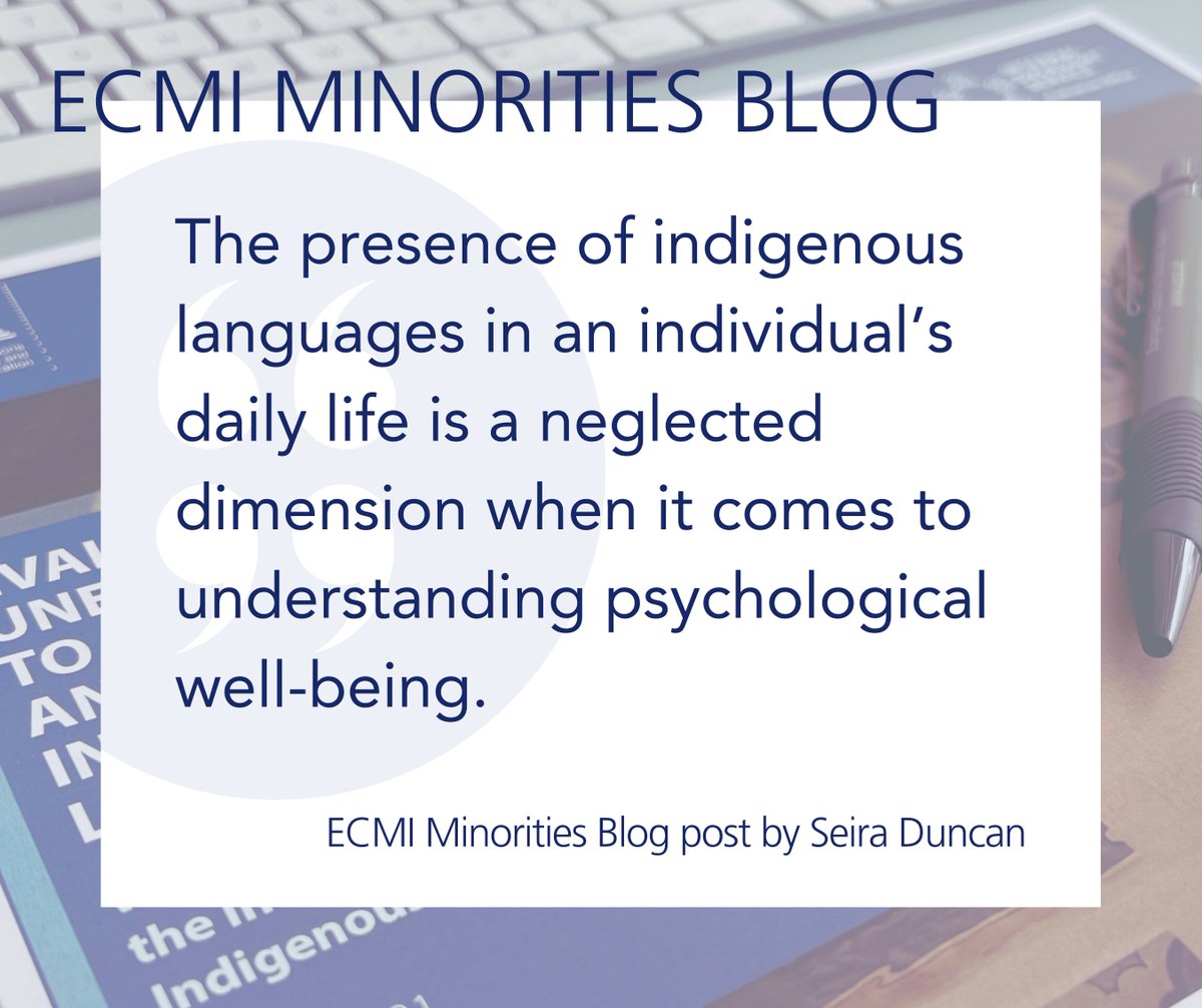 📢 Indigenous Languages & Mental Well-Being 💡 Explore the powerful link between #indigenouslanguages use and psychological well-being in #Greenland, #Sápmi, & #Scotland in our latest blog post by Seira Duncan. @ILDecade #Languages #minorityissues #blog