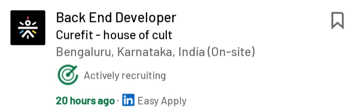 why does cultfit even put job postings on LinkedIn or any other job board for that matter. can't they just go in one of their gyms and do an on-spot interview?