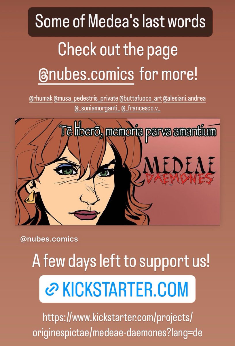 Dichterwahn's tweet image. Do you want to read a graphic novel in Latin metre with translation? Support us and get your copy on kickstarter.com/projects/origi…
#poetae #learninglatin #tragedy #comics #graphicnovel #latino #latein #medea