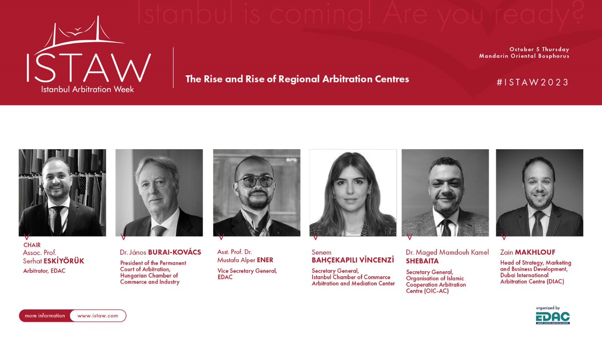 Istanbul Arbitration Week tweet media