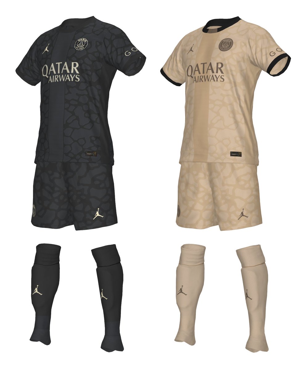 【新品・タグ付き】PSG エンバペ 23-24  24/25 PSG Fourth Kit - 2025 Premium Quality