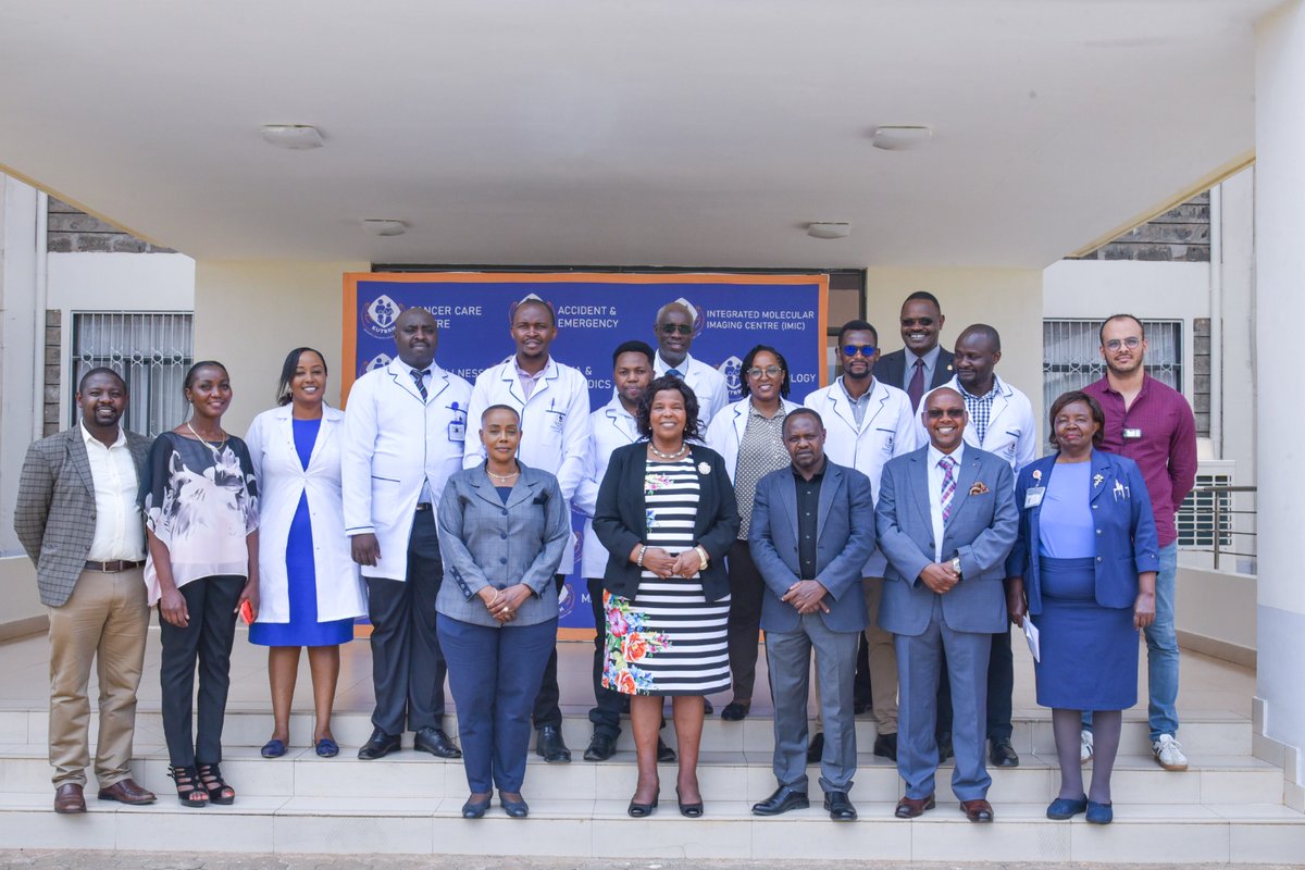 Today is a great day in the history of our great country and KUTRRH as the Doctors and Medical Physicists started the treatment of the first patient using the CyberKnife equipment which was commissioned by H.E. President William Ruto a few months ago. The process of dry run, data