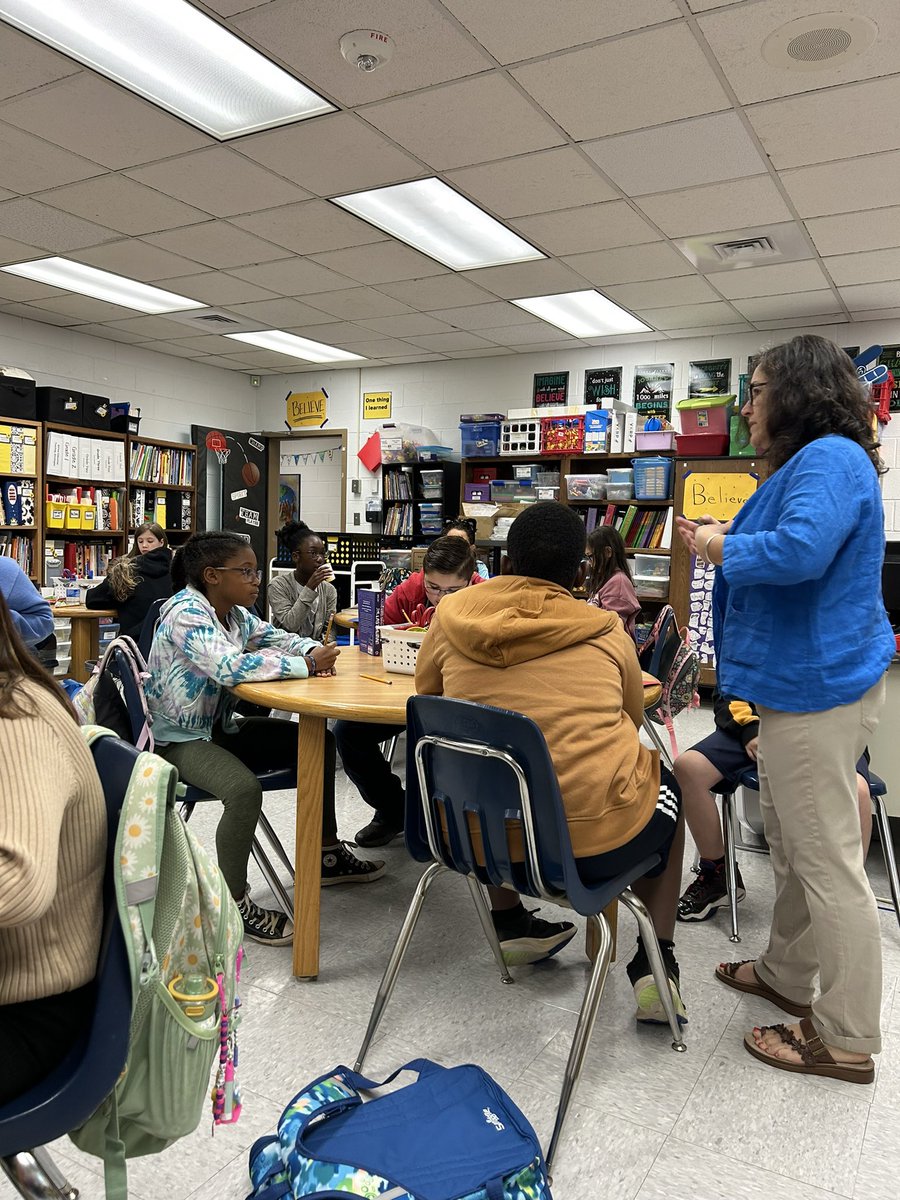 trivs_educ8's tweet photo. Starting my day in  book club with 4th and 5th graders and discussing an awesome book, The Last Human"  
#ElevateStafford #ResBelieves @AustinEducator https://t.co/V4j5rKzAUc