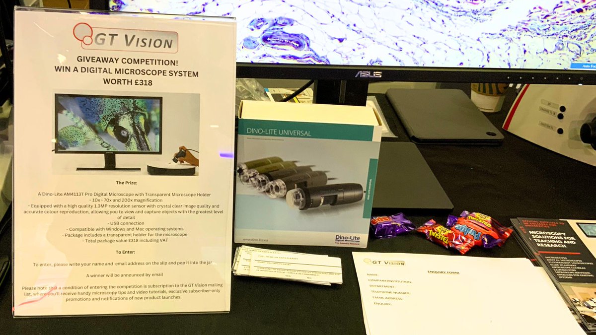 WIN! A Digital Portable Microscope 🔬
Head on over to hall 3, stall 503 (by the stairs) at the #IBMSCongress2023 to enter
