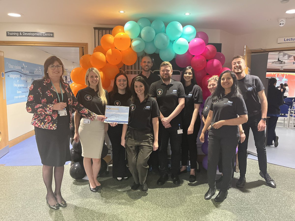 Stockport NHS FT (@stockportnhs) on Twitter photo A fabulous start to our Transformation event, when the <a href="/SFTTransformat1/">SFT Transformation</a> team was awarded with an Above and Beyond award by our chief executive, Karen James OBE. Congratulations to all! A fabulous start to our Transformation event, when the <a href="/SFTTransformat1/">SFT Transformation</a> team was awarded with an Above and Beyond award by our chief executive, Karen James OBE. Congratulations to all!