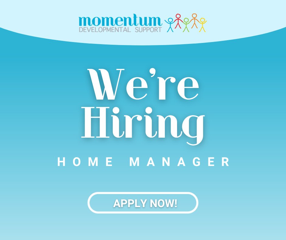 Are you understanding and accept challenges with a spring in your step? 

If yes, you're meant to be on our team! ✨ 🙌 

Apply now: easyapply.co/job/home-manag…

#YYT #HomeManager #Momentum #Hiring #Team