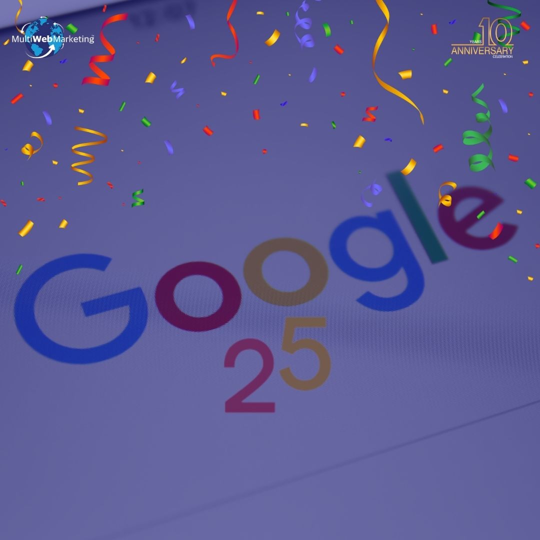 MultiWMarketing's tweet image. 🎉✨ Celebrating 25 Years of Google Magic! 🌐🎂

Happy 25th Birthday, Google! 🎈🥳 Today, we raise our virtual glasses to the search engine that changed the game and made the world a click away. 🌍✨
Learn more about our #google partner #seoagency
bit.ly/3ysl2wL