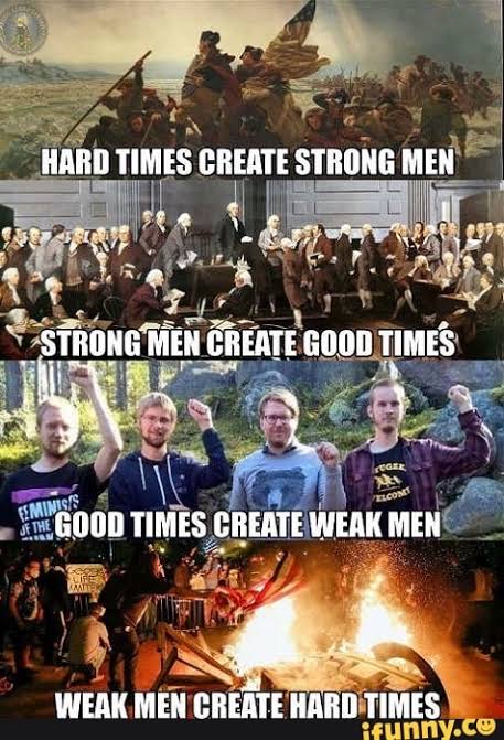 They understood that a society of strong men would never allow them to execute a global takeover.

That’s why their first attack is on masculinity itself.