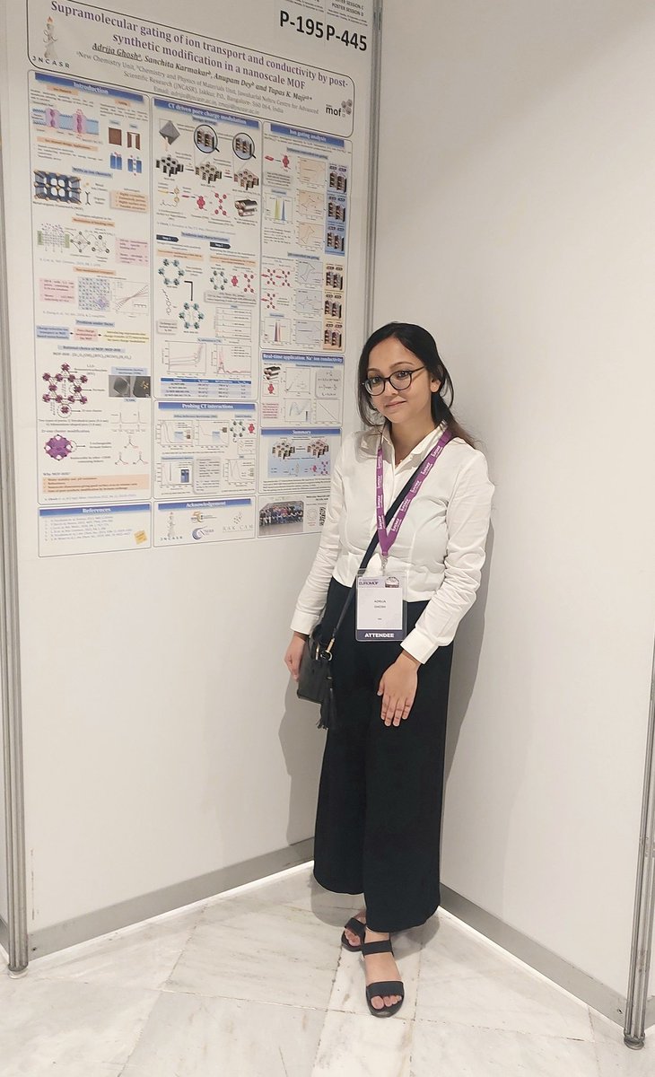 Adrija Ghosh (@adrija97) on Twitter photo Super happy to have been able to attend and present my research work <a href="/Euromof2023/">EuroMOF 2023</a> held at Granada, Spain. An extremely enriching experience. Thankful to the organizers for this opportunity and to <a href="/jncasr/">JNCASR Bangalore</a> for the funding.
<a href="/Molmat_JNCASR/">MolMat Lab (Prof. Tapas K Maji's Group)</a> Super happy to have been able to attend and present my research work <a href="/Euromof2023/">EuroMOF 2023</a> held at Granada, Spain. An extremely enriching experience. Thankful to the organizers for this opportunity and to <a href="/jncasr/">JNCASR Bangalore</a> for the funding.
<a href="/Molmat_JNCASR/">MolMat Lab (Prof. Tapas K Maji's Group)</a>