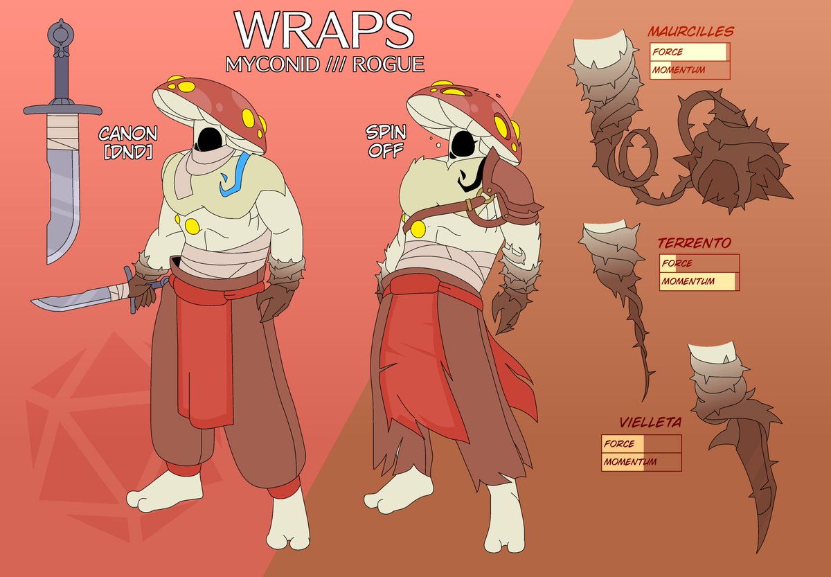 RegretfulHarawi's tweet photo. ok I've definitely have drawn enough Wraps this week LOL time to actually focus on my other characters-

in the meantime, here's an updated ref of his: https://t.co/d29Wyc3gIa