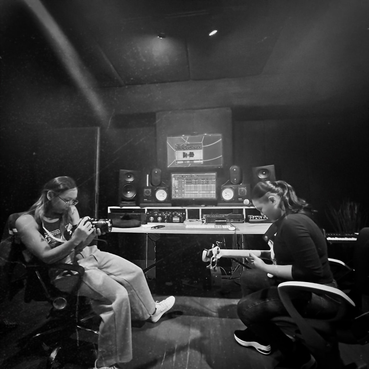 medsrana's tweet photo. after almost a month of being sick, im glad to finally step foot on the studio to work on my first single. long overdue. i labored intensely on this one, literally.

can’t wait to share it.

#widescopeentertainment https://t.co/BdIbePsJbq