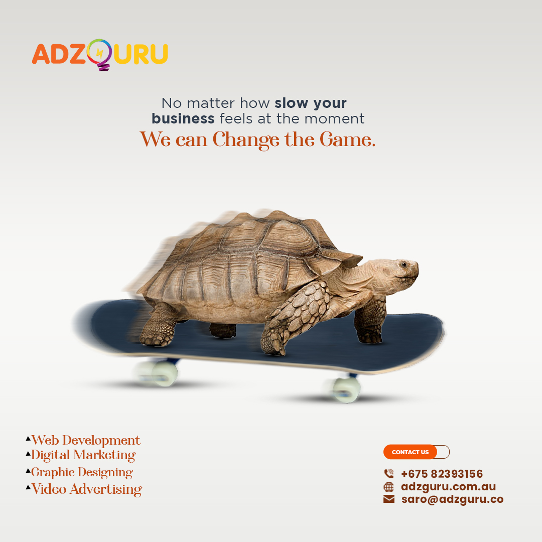 adzguru's tweet photo. No matter how slow your business feels at the moment, we can change the game.
Contact us "reachus@adzguru.com.au" today to learn more about how we can help you grow your business.
#Adzguru #DigitalMarketing #WebDevelopment #ChangeTheGame #WebsiteDesign #DigitalMarketing https://t.co/BsOdxUkbBi