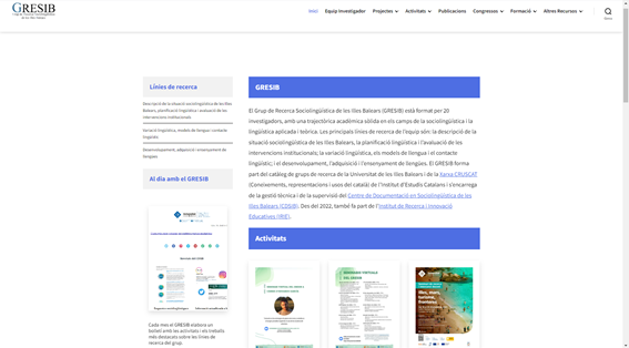 GRESIB_CDSIB's tweet photo. Que el @GRESIB_CDSIB estrena lloc web! El trobareu aquí: https://t.co/JrbH0WdJBO Entrau-hi, visitau les diferents pàgines i participau en les activitats que organitzam. Ah!, i feis-ne difusió! https://t.co/9Yrvifasc5