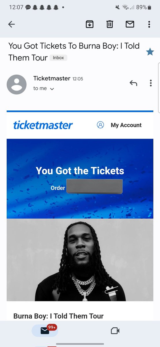 Brotherayoade's tweet photo. #yemisi is the first to show her ticket https://t.co/ECOSarXubh