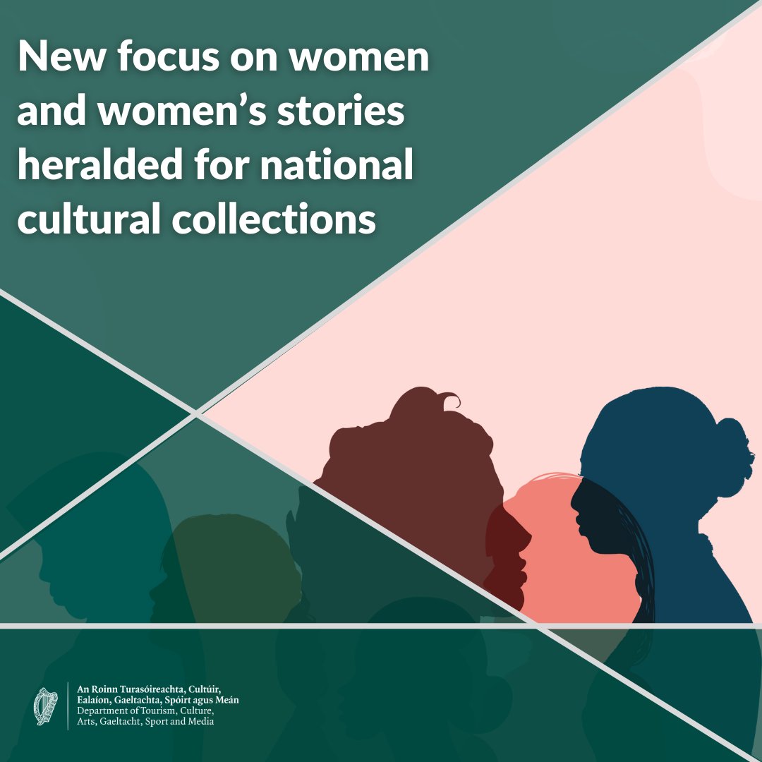 Minister @cathmartingreen announces intention to establish a committee to advise on the representation of women and women’s stories within the collections of the National Cultural Institutions. For more details see: gov.ie/en/press-relea…