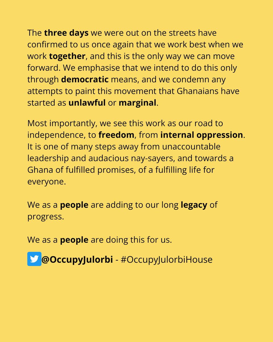 #OccupyJulorbiHouse tweet media