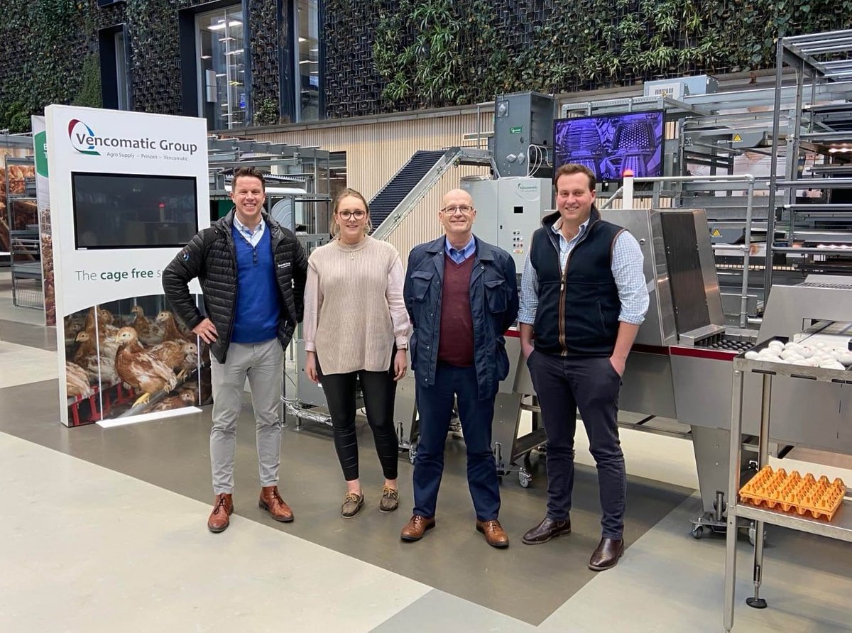 VencomaticUK's tweet photo. Sales Director Kevin Howse recently brought over Andrew Craven for a trip to the Venco Campus in Eersel and were warmly welcomed by Ruud Van der Heijden and the rest of the Vencomatic Group Team!

#vencomaticgroup #customervisit #welcometothenetherlands https://t.co/bOQ0FNzqeU