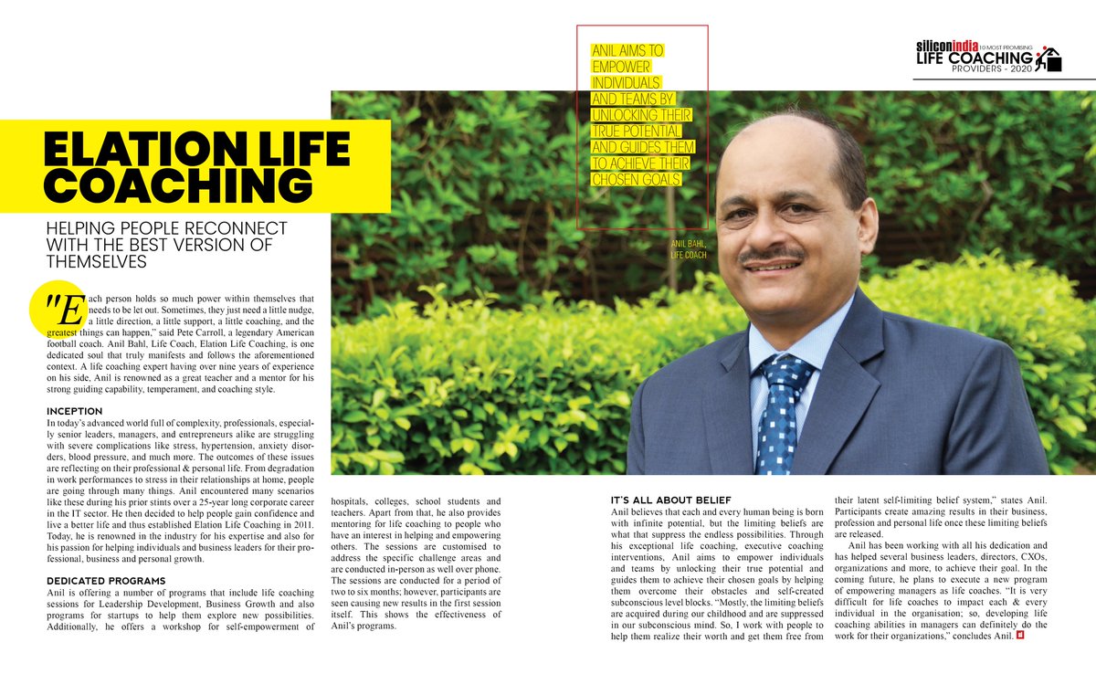Anil Bahl, Life Coach, Executive Coach (@bahlanil) on Twitter photo 