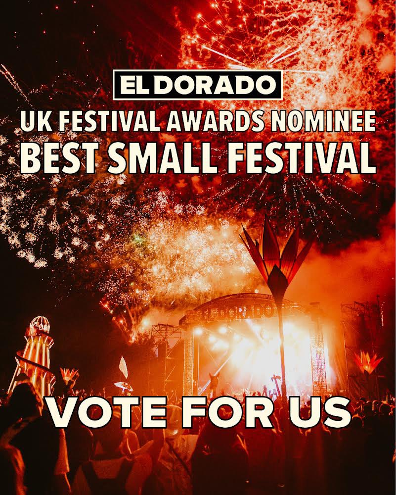 We’re thrilled to announce we’ve been nominated for ‘Best Small Festival’ at this years @festival_awards ! 🎉 If you’ve been to El Dorado or just enjoy what we’re about, please take a moment to vote for us here: surveymonkey.co.uk/r/57CZDT5