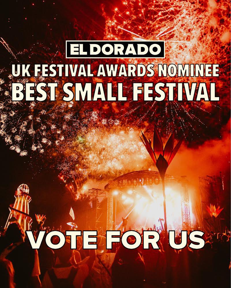 El Dorado Festival (@eldoradouk) on Twitter photo We’re thrilled to announce we’ve been nominated for ‘Best Small Festival’ at this years <a href="/festival_awards/">UK Festival Awards</a> ! 🎉
If you’ve been to El Dorado or just enjoy what we’re about, please take a moment to vote for us here: surveymonkey.co.uk/r/57CZDT5 We’re thrilled to announce we’ve been nominated for ‘Best Small Festival’ at this years <a href="/festival_awards/">UK Festival Awards</a> ! 🎉
If you’ve been to El Dorado or just enjoy what we’re about, please take a moment to vote for us here: surveymonkey.co.uk/r/57CZDT5