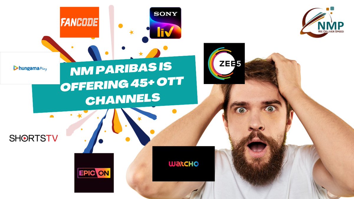 NmParibas's tweet photo. we're taking your banking experience to a whole new level by offering exclusive access to some of the hottest OTT platforms in town! 📺 Get ready to binge-watch your favorite shows and movies with NM Paribas as we bring you incredible entertainment right at your fingertips. 🍿 https://t.co/YyB48Bj6TK
