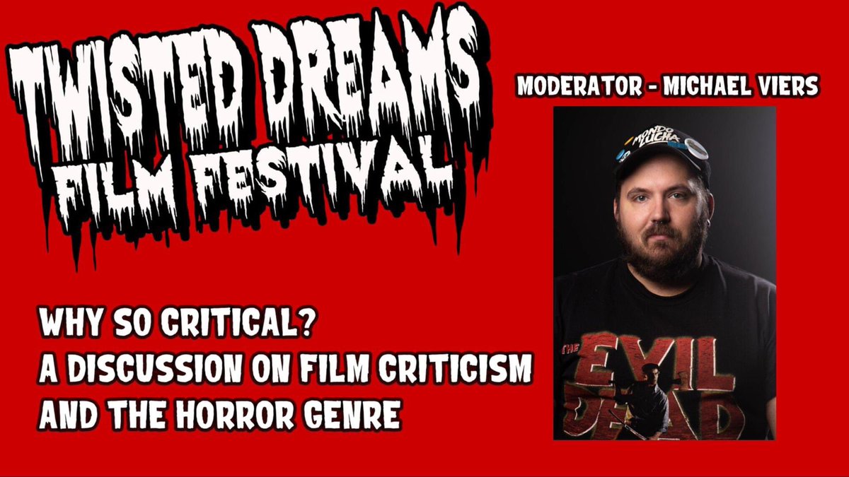 “Why So Critical? A Discussion on Film Criticism and the Horror Genre”
Moderator - Michael Viers
Panel- Mack Bates, Tom Fuchs, and Josephine Maria Yanasak-Leszczynski

Saturday, October 21st 11:00am

This event is free for everyone!

TimesCinema.com