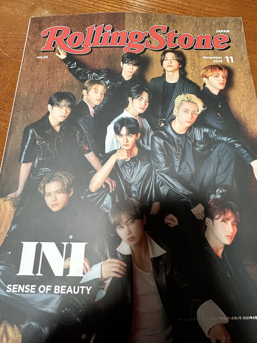 kanaminimini's tweet photo. すごくいい雑誌だった！！写真もインタビューの内容も本人たちの気持ちがすごく伝わって感動した！！
#Rolingstone 
 #INI @official__INI  #INI_MyStory  #INI_TAGME https://t.co/NuLshRChxo