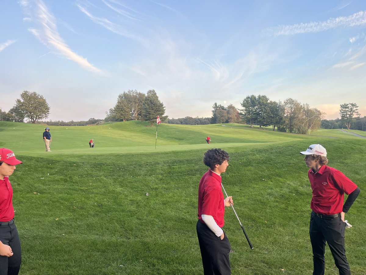 Close match vs SJ Prep yesterday at Kettle Brook.  Lost by one stroke 237-236. With medalist Jameson Gillis '26 with a one over 37. <a href="/SJHS_PioneersAD/">Saint John's HS Athletics</a> <a href="/SJHS_HM/">Alex Zequeira</a> <a href="/SJShrewsbury/">Saint John's</a>
