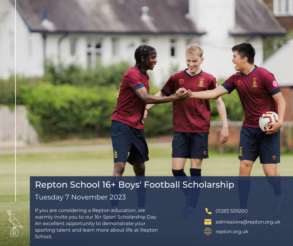 Going into 6th form in September and looking for a Football Education Programme for the elite student athlete? A holistic programme with one of the most comprehensive syllabuses in world Football combined with world class Academic and Social education? Maybe Repton is for you!