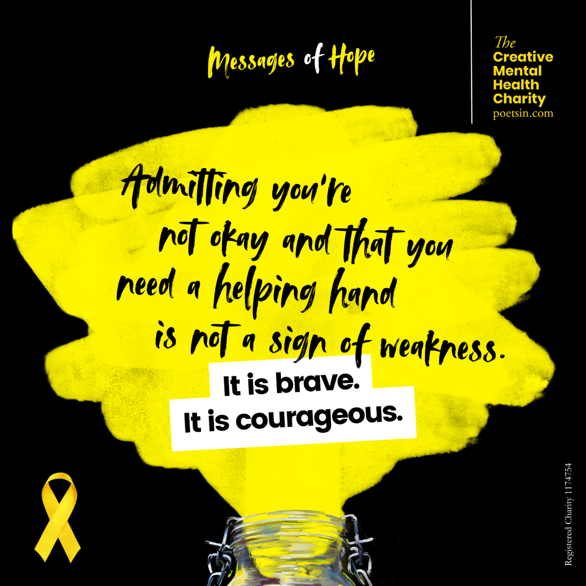 poets_in's tweet image. There is so much strength in reaching out for a helping hand. We’re here for you. #MessageofHope #SuicideAwareness