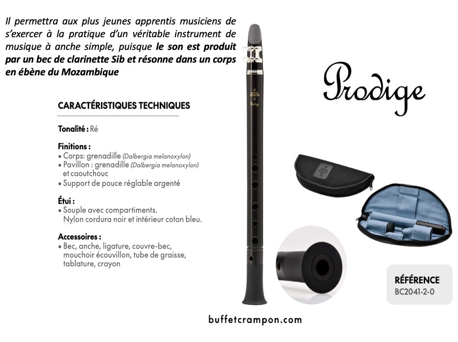 Laboratoire de Mécanique et d'Acoustique-LMA (@lma_umr7031) on Twitter photo Le premier produit issu des travaux menés dans le laboratoire commun LIAFI = LMA - <a href="/BuffetCramponEU/">Buffet Crampon</a> (France & Allemagne) est en vente. La "Pocket #Clarinet Prodige" est le fruit de 3 années de collaboration #recherche & #innovation, #développement & #facture instrumentale. Le premier produit issu des travaux menés dans le laboratoire commun LIAFI = LMA - <a href="/BuffetCramponEU/">Buffet Crampon</a> (France & Allemagne) est en vente. La "Pocket #Clarinet Prodige" est le fruit de 3 années de collaboration #recherche & #innovation, #développement & #facture instrumentale.