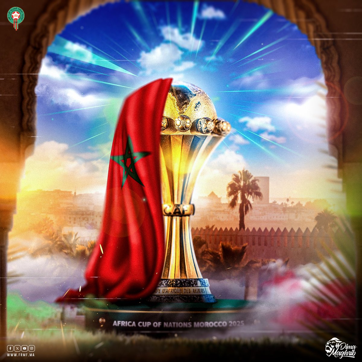 رسميا المغرب يحتضن نهائيات كأس إفريقيا للأمم 2025
🚨Exciting news! Morocco has been selected to host the 2025 Africa Cup of Nations 🏆
Get ready for an unforgettable tournament!

#DimaMaghrib 🇲🇦