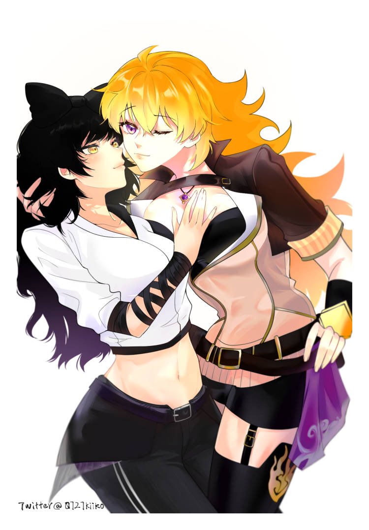 吃一口Bumbleby！

喜歡 RWBY 的百合廚們

10/7 台北百合展可以來我攤上 A09 領無料明信片喔！

Blake Beladonna × Yang Xiao Long

繪師：<a href="/0727Kiiko/">kiiko_0727</a>