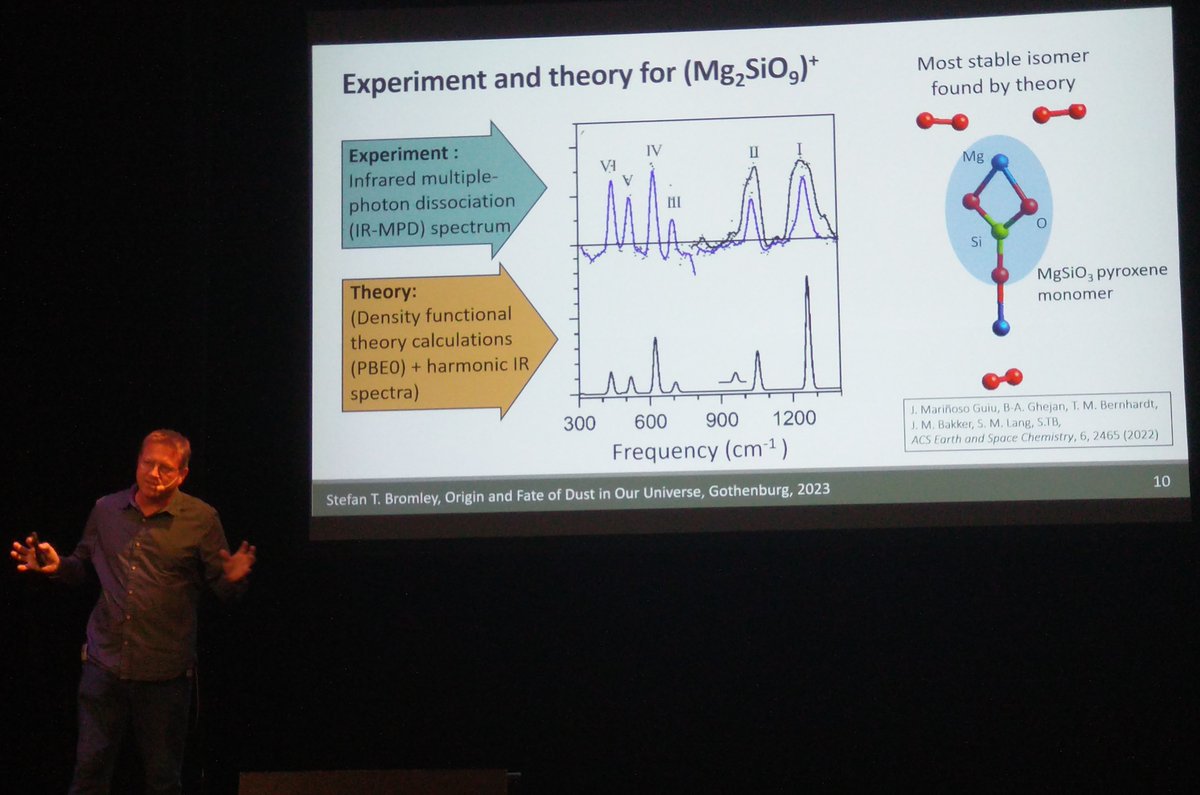 Really pleased to be able to share our latest results on nanosilicates with the cosmic dust community. Great conference in Gothenburg. #CosmicDustSweden2023 #Astrochemistry