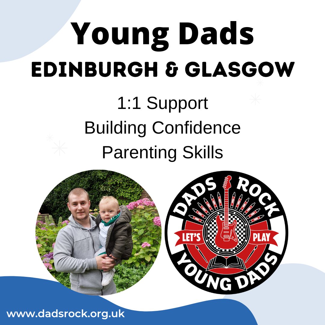 Do you know a Young Dad who might need support? 
One to one support is available to young fathers in #Edinburgh and #Glasgow.
You can read all about it here 👉 lght.ly/kph5kc0