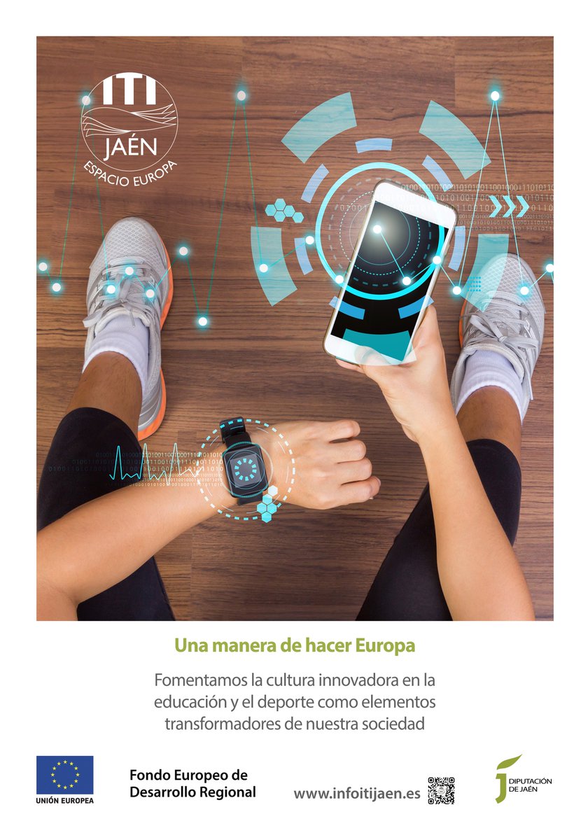 RETOS #ITIdeJaén 

📲Fomento de la cultura innovadora en los agentes económicos y sociales 

👟🎒Apoyo al ámbito educativo-deportivo como elemento transformador del contexto socioeconómico

Una manera de hacer Europa 🇪🇺