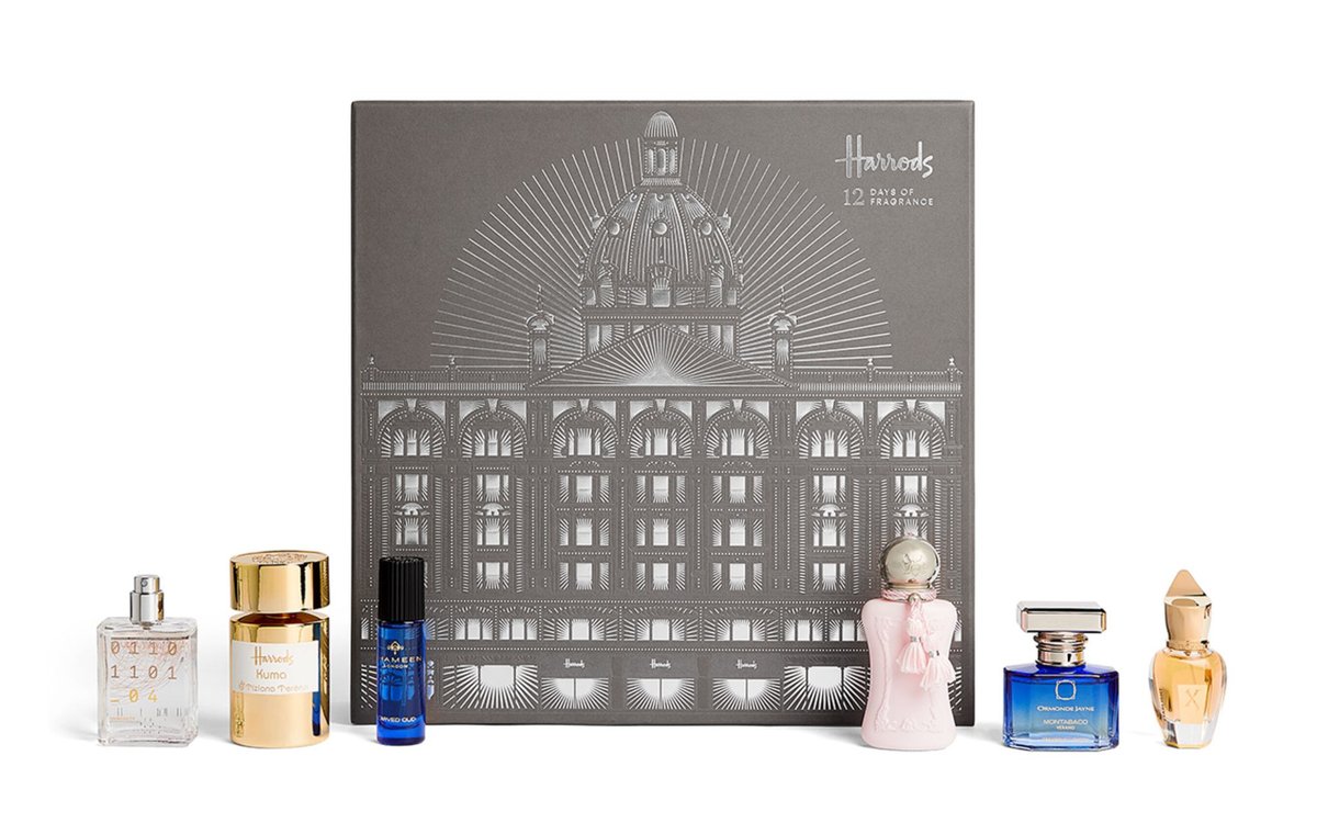 Brought to life on Senses Paper by The Print Smith. Featuring luxury brands Montale, Bulgari &amp; Byredo. Looking to produce a remarkable festive creation? 

Senses Tempest Grey 140, 250 and 500gsm
#harrods #harrodsbeauty #harrodsfragrance #advent #adventcalendar #luxurypackaging