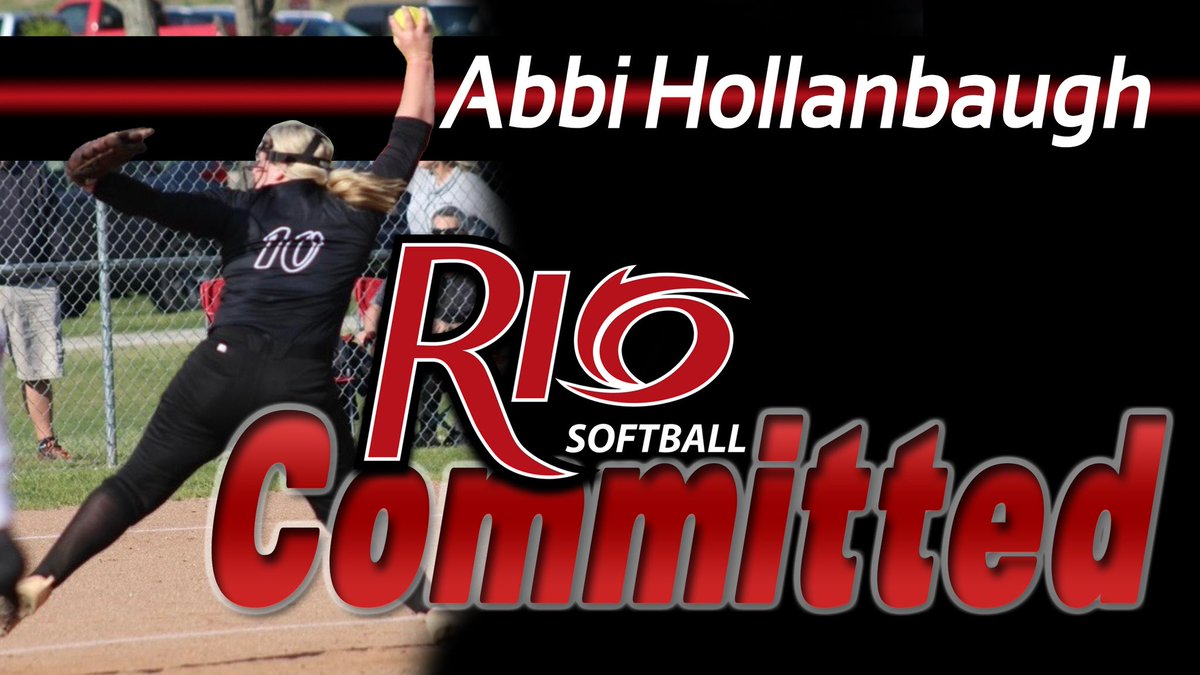 She’s staying home!!! Everyone welcome Abbi Hollanbaugh to Rio Softball as our newest 2024 recruit🌪️🥎
