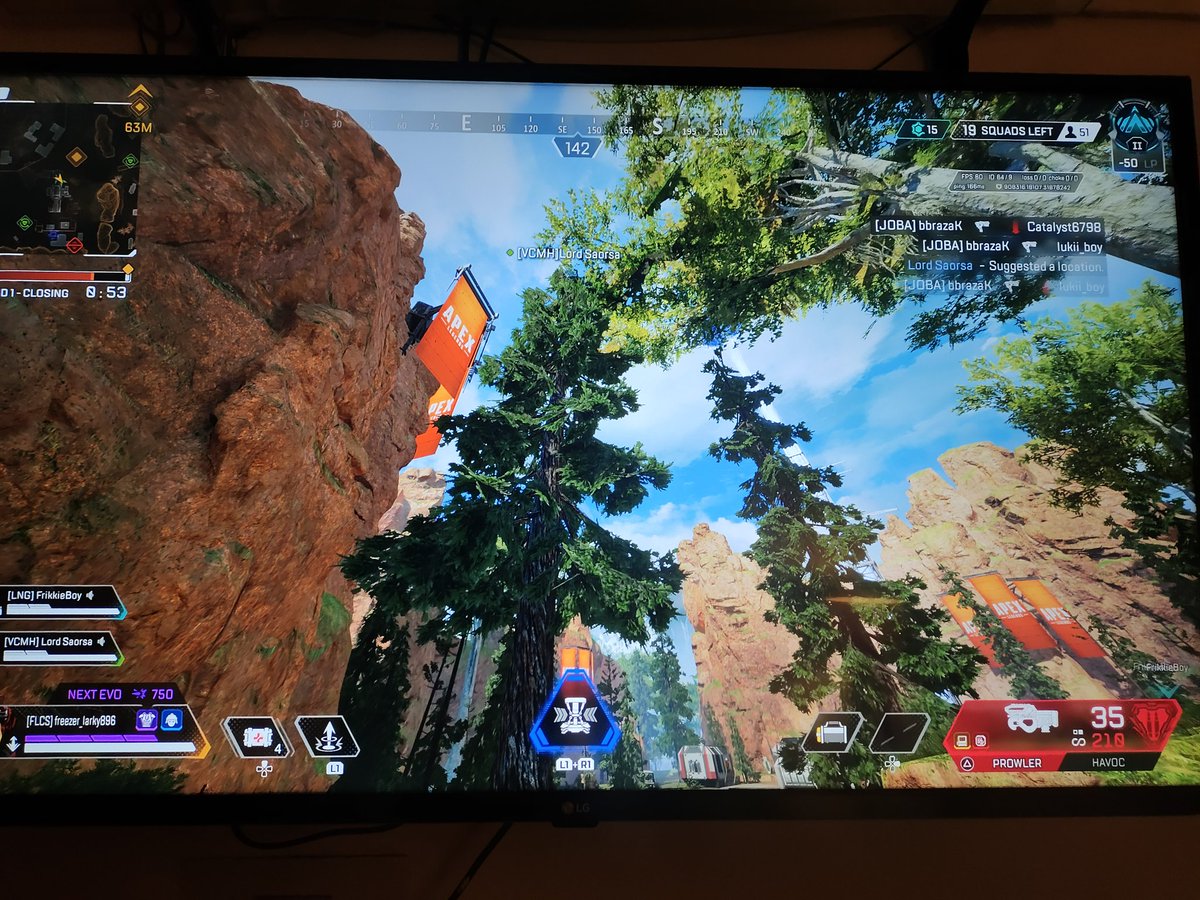 ExampleprojectX's tweet photo. @PlayApex damn apex .. fix your game. People like this is the reason your game is dying .  Xbox id : Lord saorsa
And frikkieboy. Shit man .. literally every 2nd  game i get people like this . https://t.co/8hoYlPtd2l
