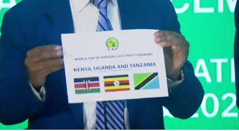 BREAKING: East Africa to host the African Cup of Nations, #AFCON 2027 Edition.

#AFCON2027 #pamojabid #CAF

Photo Courtesy.