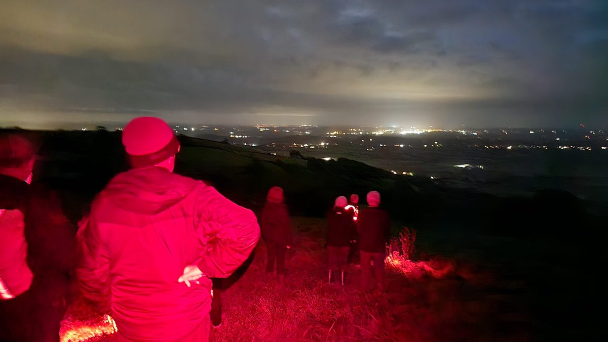 Bat Walk last night @ #DeerLeap reserve. We recorded 4 species: #sopranopipistrelle #commonpipistrelle, #serotine #noctule. We didn't hear from our champion species, the #greaterhorseshoebat these are rare & difficult to record. Noticeable was the lack of insects! #lovethemendips