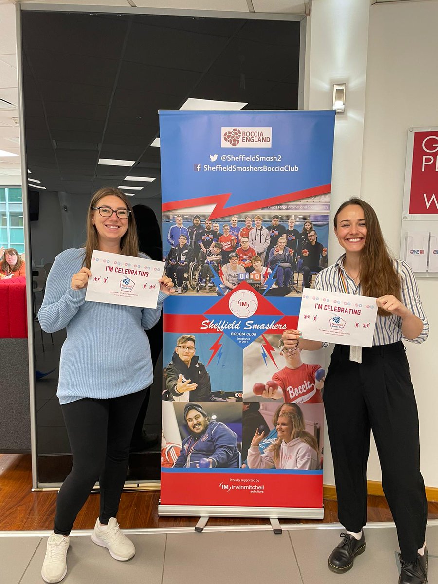 Had fun playing boccia today at <a href="/irwinmitchell/">Irwin Mitchell</a> for National Boccia day! 🔴🔵

<a href="/SheffieldSmash2/">Sheffield Smashers</a> <a href="/PIandMedNeg/">Irwin Mitchell Personal Injury & Med Neg</a>